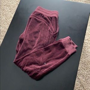 lululemon velour jogger
